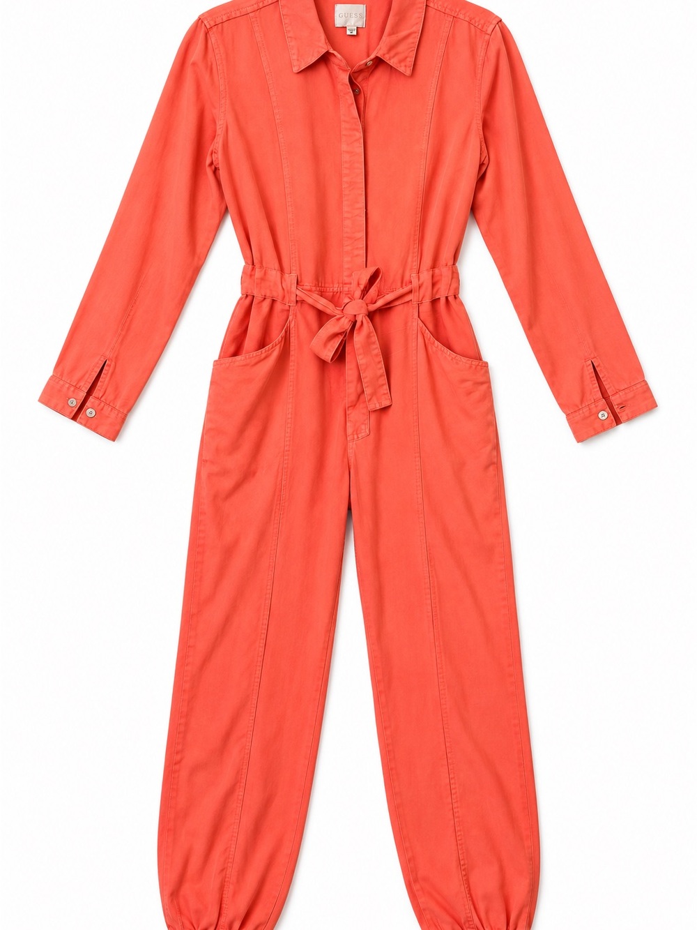 GUESS Coral Tencel Utility Jumpsuit — Y2K / Workwear / Gorpcore / Coveralls